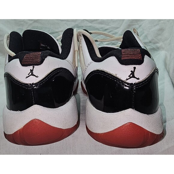 Nike Air Jordan 11 Retro Low “Bred” – Youth Size 4.5Y (528896-160) - Picture 3 of 8